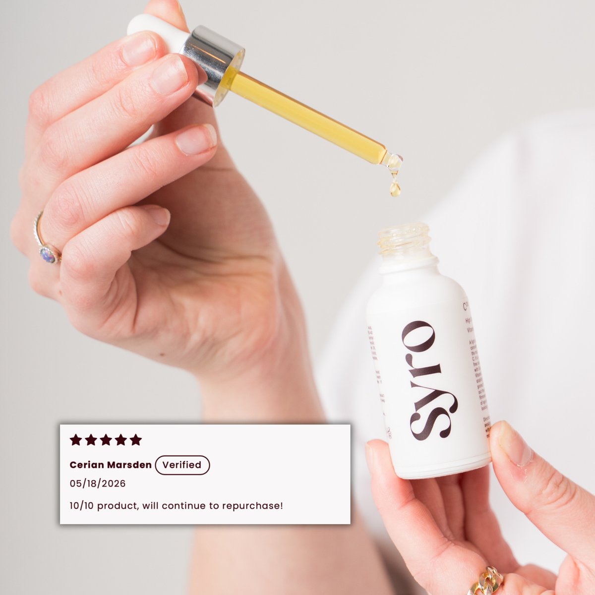 Vitamin C serum customer review