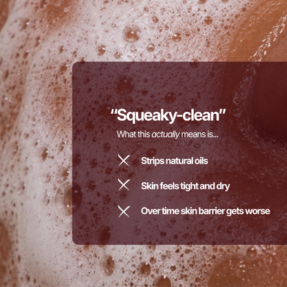 Cleansing with Soften cream cleanser